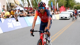 Egan Bernal en la Vuelta a San Juan.