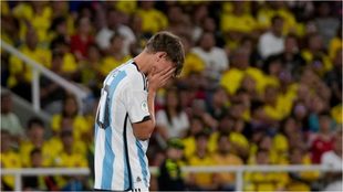 Nico Paz, tras caer eliminado con Argentina