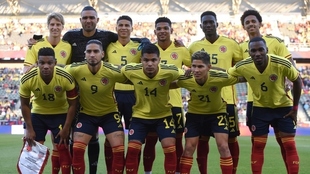 Selección Colombia ante Estados Unidos.