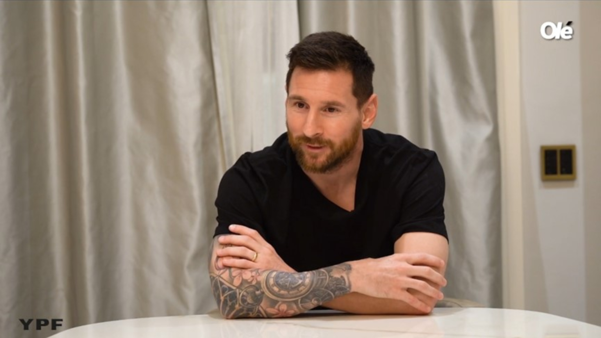 Messi, en entrevista.