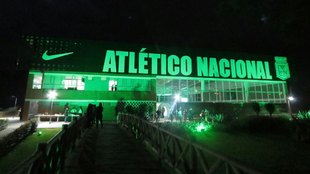 Edificio en la sede de Atlético Nacional.